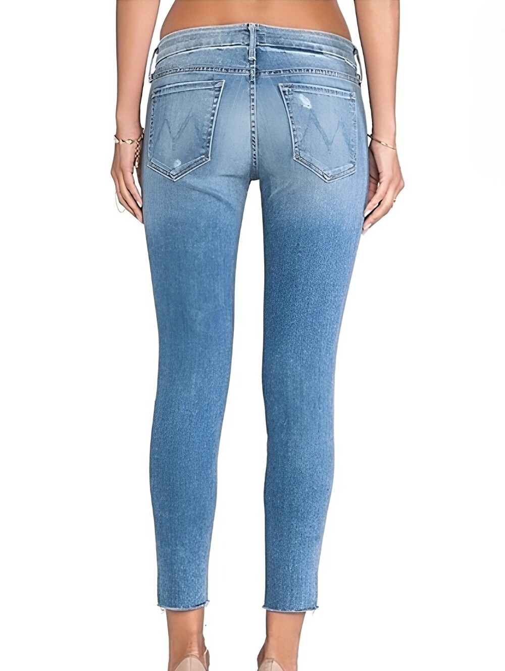 MOTHER Denim Looker Ankle Frey Jeans Wild Child SZ 28